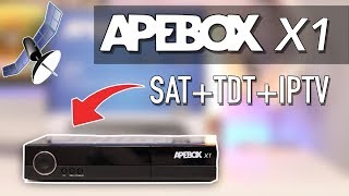 Apebox X1 Nuevo receptor de Satélite y TDT [upl. by Ias402]