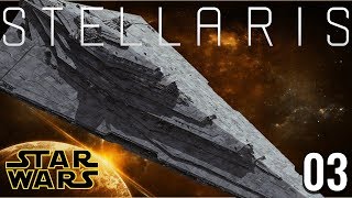 Stellaris Star Wars Mod 03  Gameplaygermandeutsch [upl. by Ardnasil]