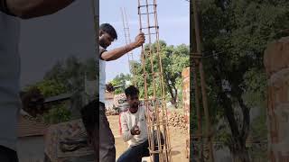 Column Footing Brickwork Construction shorts wark viralvideo home [upl. by Rutherford607]