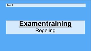 VMBO examentraining  Regeling en het zenuwstelsel Deel 1 [upl. by Sheffield]