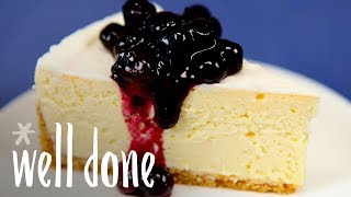 How To Make The Cheesecake Factory Original Cheesecake  Recipe  Well Done [upl. by Nievelt]