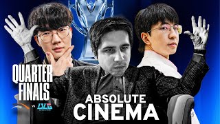 INSANE LCK vs LPL ADC MASTERCLASS FOR SEMIFINALS SPOT  HLE vs BLG  Worlds 2024 QUARTERFINALS [upl. by Oniuqa]