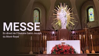 Messe du 14 septembre 2024 en direct de lOratoire SaintJoseph [upl. by Tracey]