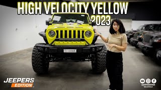 High velocity JEEP WRANGLER 2023 Jeepers Edition [upl. by Atikim]