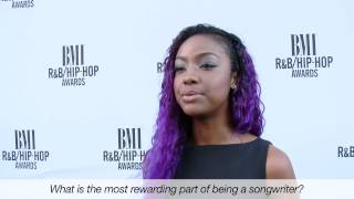 Justine Skye Interviewed at the BMI RampBHip Hop Awards [upl. by Besse596]