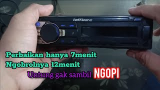 Memperbaiki tape mobil taffware lcd tidak tampil [upl. by Riella]