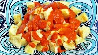 Patatas bravas caseras y fáciles [upl. by Aleusnoc]