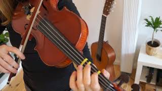 How to play Auld Lang Syne  Easy Beginner Song  Violin Tutorial [upl. by Tzong]