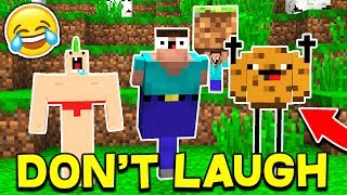 BEST TRY NOT LAUGH CHALLENGE WITH UNSPEAKABLEGAMING amp MOOSECRAFT Minecraft Edition [upl. by Enimrac]