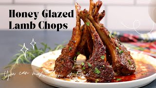 How to Impress Your Valentine with Honey Glazed Lamb Chops [upl. by Ailices]