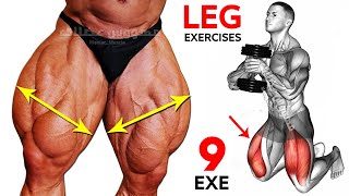 10 MIN LEG WORKOUT Exercises  Thighs Booty hamstringQuadriceps [upl. by Grounds]