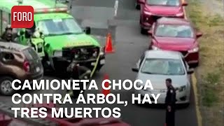 Accidente deja tres muertos en Paseo Tollocan en Metepec Edomex  Las Noticias [upl. by Viole]