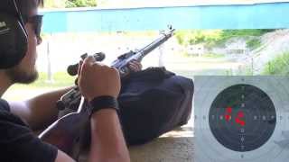 Mosin Nagant 9130 PU sniper 50 meters [upl. by Sofko247]