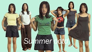 Summer lookbook 152cm의 여름 쇼핑 하울amp코디 지그재그 29CM [upl. by Millur]