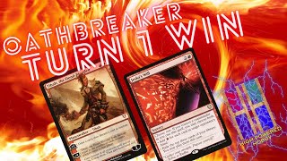 How to Win An Oathbreaker Game On Turrn 1 Tibalt the FiendBlooded Jeskas Will MTG EDH gameplay [upl. by Talya]