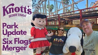 Knotts Berry Farm Park Update  November 2023  Xcelerator  Six Flags Merger  Closed Rides [upl. by Janeczka]