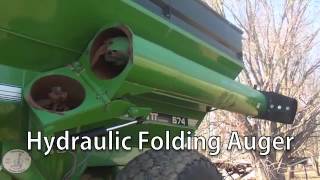 Brent 674 1000 PTO Tarp amp straps Grain Cart Sold on ELS [upl. by Apurk]