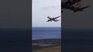 Easyjet STUNNING Go Around at Madeira Airport [upl. by Rodolphe334]