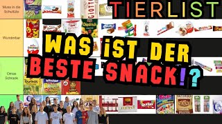 Was ist der BESTE SNACK Snack Tierlist streamhighlights twitch snacks tierlist [upl. by Figone677]