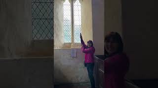 Ringing a Church Bell in an 800 year old village church in England shorts [upl. by Netsirt]