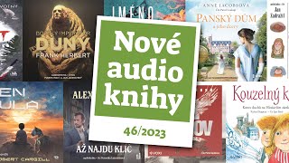 Desítka nejlepších novinek tohoto týdne  Nové audioknihy 462023 [upl. by Oilejor161]