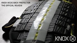 Knox Aegis Motorcycle Back Protector  Official review from KNOX [upl. by Maurits]