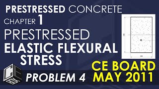 Prestressed Concrete Chapter 1 Principles of Prestressed Concrete Problem 4 PH [upl. by Loginov26]