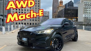 Taking Delivery of 2021 AWD Ford Mustang Mach E  Gets New Wheels Immediately [upl. by Nnaik926]