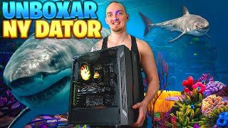 UNBOXAR EN GRYM GAMINGDATOR FRÅN SHARK GAMING [upl. by Jocelyne]