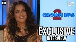 Salma Hayek  Grown Ups 2 Exclusive Interview [upl. by Ethel42]