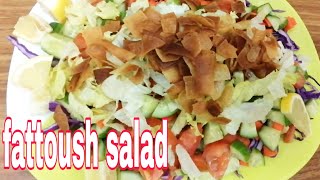 FATTOUSH SALAD [upl. by Maudie]