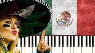 The Mexican Hat Dance El Jarabe Tapatío  Piano Tutorial [upl. by Targett]