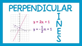 Perpendicular Lines  GCSE Higher Maths [upl. by Tarsuss]