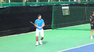 Rafael Nadal Practice Rakuten Japan Open 2010 Day4 Part1 [upl. by Vod]