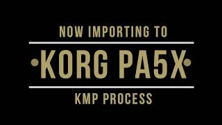 Korg Pa Manager Exporting wave from drumsaple and create sample as a KMP fileKorgPa5XKMPEXPORT [upl. by Bolme]