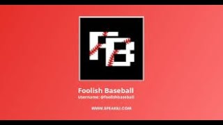 Why Foolish Baseball Is A Top Ten MLB Youtuber [upl. by Aloin]