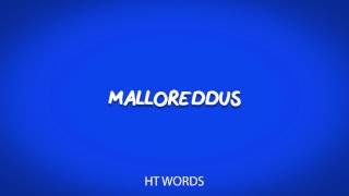 How to pronounce MALLOREDDUS italian food [upl. by Aram]