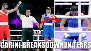 Female Boxer Angela Carini QUITS in Seconds After Male Boxer Powerful BLOWS In 2024 Paris Olympics [upl. by Alison]