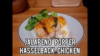 KETO JALAPENO POPPER HASSELBACK CHICKEN Only 2 Net CARBS [upl. by Marla981]