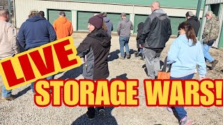 LIVE Storage Wars Auction With 23 ABANDONED STORAGE UNITS [upl. by Jacky165]