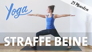 Yoga für straffe Beine  25 Minuten Vinyasa Yoga Workout [upl. by Ateloj499]