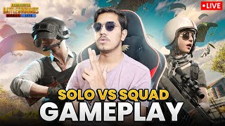 SOLO VS SQUAD GAMEPLAY  PUBG LITE LIVE STREAM🔴 GoDTusharOP is live [upl. by Tinya]