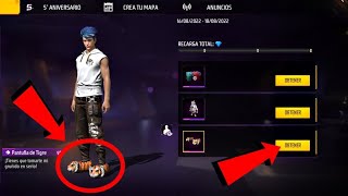 YA LLEGO EL NUEVO EVENTO CON LAS PANTUFLAS DE TIGRE EN FREE FIRE RECARGA DEL TIGRE 😱 RANK DECLA [upl. by Annanhoj785]