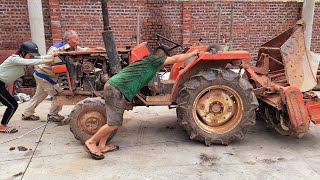 Full Restoration Antique KUBOTA Tractor  Fully Restore and Repair Abandoned Old KUBOTA Plow Truck [upl. by Jone]