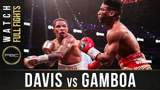 Davis vs Gamboa FULL FIGHT December 28 2019  PBC on Showtime [upl. by Yessydo]