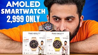 Best AMOLED Smartwatch Under ₹3000  FireBoltt SpaceWatch Unboxing amp Review  Born Creator [upl. by Triplett250]