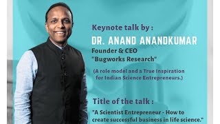 Keynote Talk by Dr Anand Anandkumar Founder amp CEO  Bugworks Research at IICE IISER Bhopal [upl. by Helman]