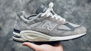 Year After  New Balance 990v2 Grey M990GR2 [upl. by Ammadis]