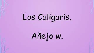 Los Caligaris Añejo w Letra [upl. by Ayekram]