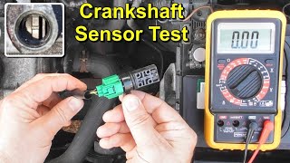 Crankshaft Position Sensor Test [upl. by Adnik]